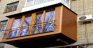 Внешняя отделка балкона Инта цена от 1021 руб. м/2.